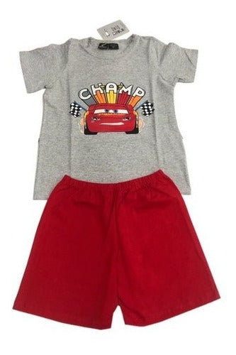 Dufour Disney Short Sleeve Summer Pajama Set Cars 20506 1