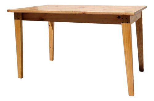 FC Amoblamientos Tulip Dining Table Pine Top 1.50x0.80 Scandinavian Legs 0