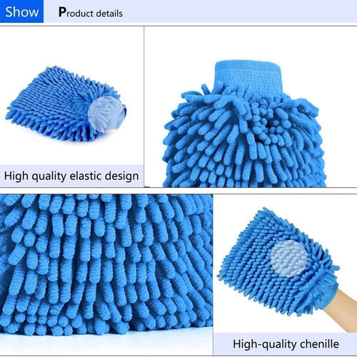 Microfiber Cleaning Glove for Kitchen and Bathroom 5