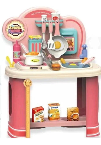 Juego De Cocina Infantil Con Accesoorios 0