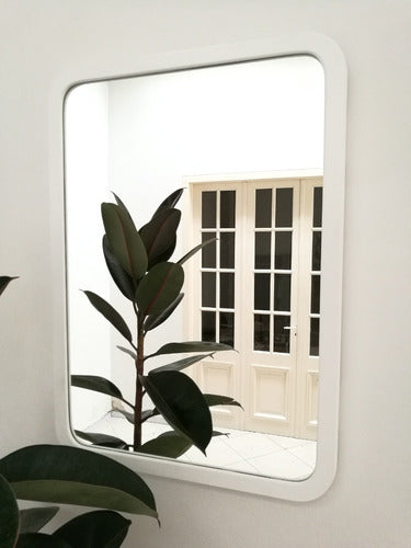 Rectangular Vertical Horizontal Natural Wall Mirror 40 x 60 2