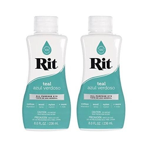 Colorante Para Tela Rit All Purpose 236ml X2u Teal Verde Azu 0