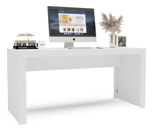 OFFICE Rectangular MDP PC Desk for Large Office Classic Premium 0