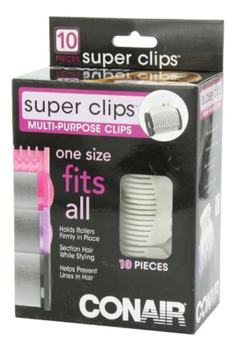 Conair Hot Roller Super Clips, Blanco 1