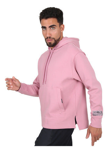 Under Armour Summit Knit Training Sweatshirt for Men in Pink 3