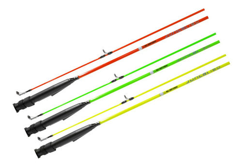Surfish Juncal 1.80m Fishing Rod 2 Sections Solid Fiberglass 4