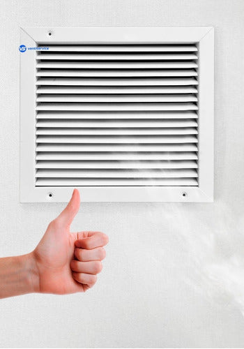 Fixed Ventilation Grille 10 x 10 - Return/Extraction 4