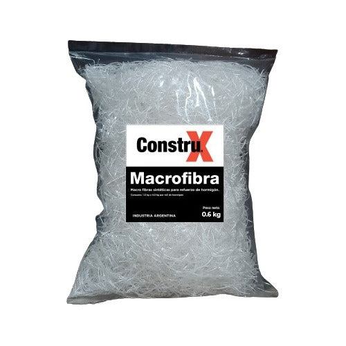 ConstruX Macrofibra Para Hormigon Bolsa Por 0.6kg 0