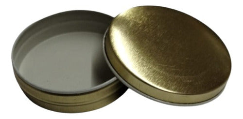 Faju Mini Pill Box Can with Food-Safe Lining 4.6x1.2cm X30u 0