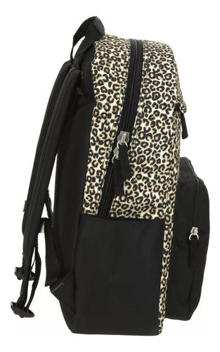 Chenson Traveler Laptop Backpack with Animal Print and Pencil Case 1