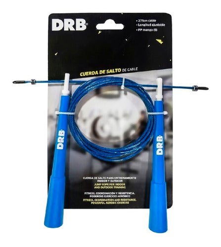 DRB Steel Jump Rope Speed Rope Adjustable for Box Gym 1