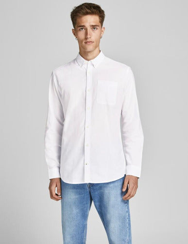 Jack and Jones Camisa Oxford - 12182486 0