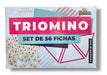 Juego Triomino De Mesa 56 Fichas Domino Triangular Bisonte 0