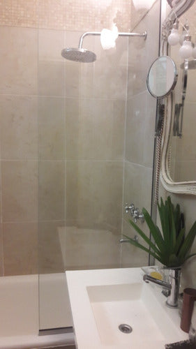 Fixed Safety Laminated Glass Shower Screen Blindex 180x80 6mm 1