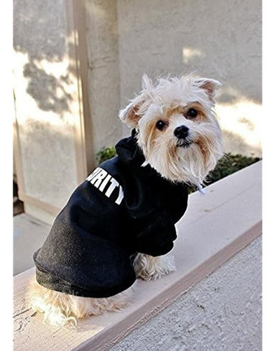 Bingpet Ba10021 Security Patterns Printed Puppy Pet Hoodie R 1