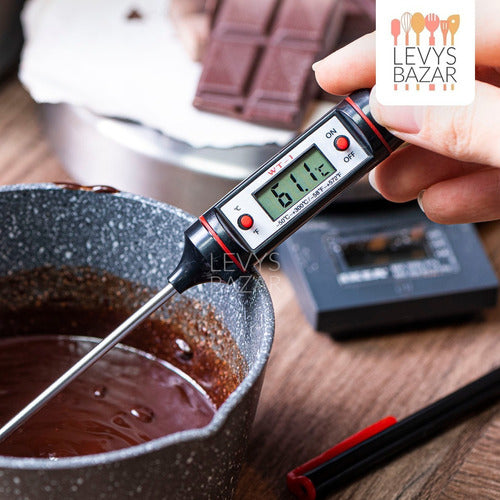 Levys Bazar Digital Cooking Thermometer Cº Fº for Meats and Chocolate 4