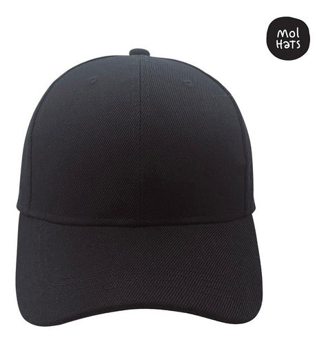 Mol Hats Baseball Cap High 6 Panels Premium Quality 1 and 2 Colors 1