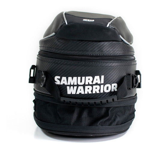 Bolso Trasero Moto Samurai Expansible 12/15 Lts Con Funda 6