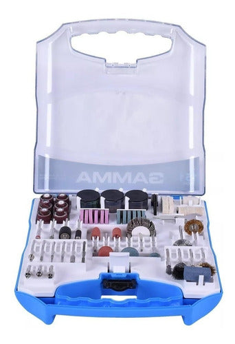 Gamma Set Kit Accesorio Mini Torno Juego 180 Piezas Maletin 5