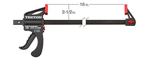 Abrazadera De Barra De Trinquete Tekton De 18 Pulgadas X 2-1 1