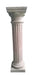 Columna Dorica 0,80cm Cemento Blanco Y Cemento Gris 0