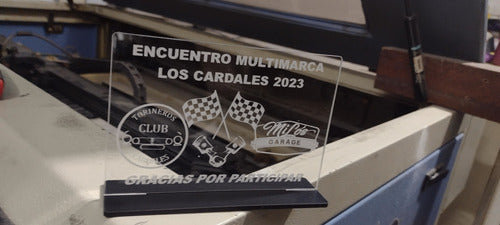 Distinciones, Trofeos, Premios, Placas Grabadas En Acrilico 2