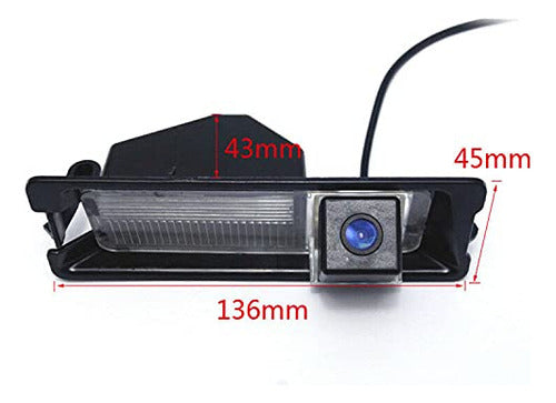 Auto Wayfeng Cmara De Respaldo De Visin Nocturna Hd De 4 Led 1