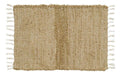 Vhc Brands Burlap Natural Chindi/rag Rug, 1'8  X 2'6 1