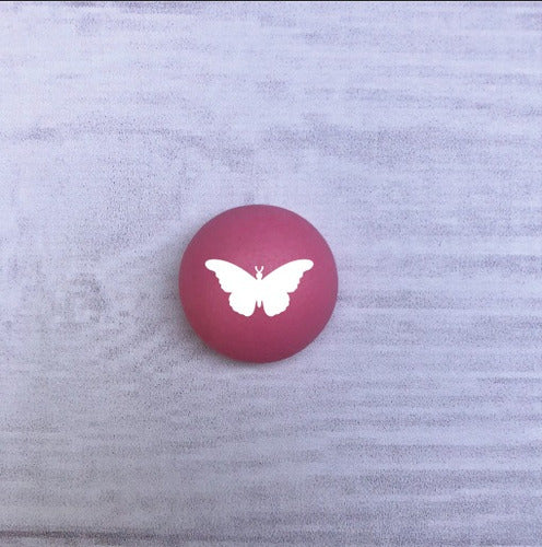 Acrylic Butterfly Fondant Pasta Sphere Stamp 1