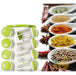 Atera Round Rotating Spice Organizer 16 Pieces With Lids 2