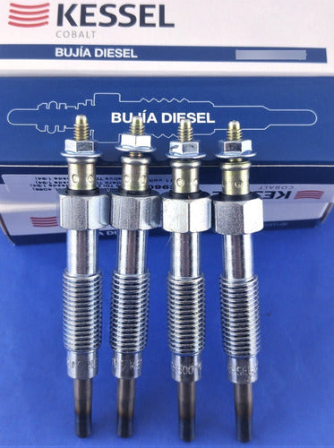 Kessel Kit 4 Glow Plug Pre-Heating Mitsubishi L200 Montero 4D56 0