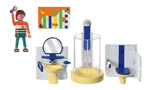 Playmobil Laymobil 3969 Bathroom Bathtub Toilet Shower Set 0