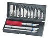 13-Piece Interchangeable Blade Cutter Set - Bisturi Type 3