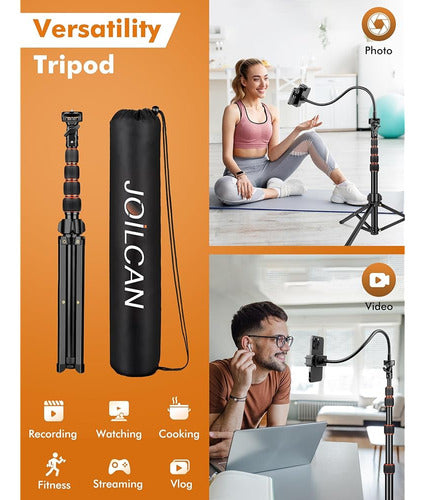 Joilcan Flexible Tripod of 88" Height, Tripod for iPhone 1