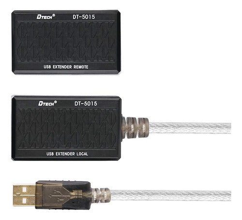 Dtech USB Extension Adapter to RJ45 Cat5 Ethernet Connection 200m 1