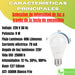 Etheos 9W LED Bulbs - 3 Intensities - 220V - Pack of 10 4