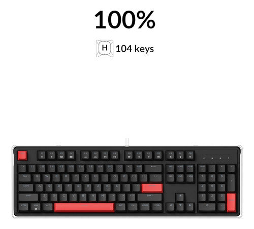 Lemokey X3 Wired Mechanical Gaming Keyboard, 100% Programmable Design 3