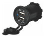 Marine Double USB Charger Socket (12V) with Rubber Cover 0