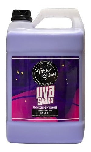 Toxic Shine Uva Shake Acondicionador De Plásticos Gomas Int Ext Galon 0