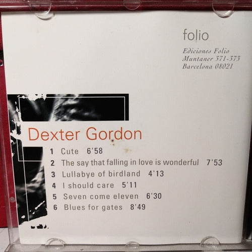 Jazz Master Dexer Gordon Cd Folio Ed Española Muy Bueno 1