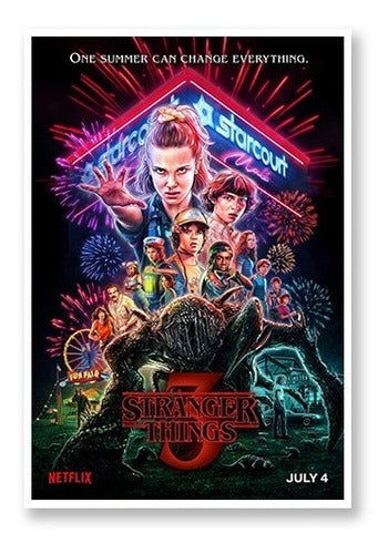 Set of 3 Stranger Things Eleven Posters 32 x 47cm High-Quality Prints 0