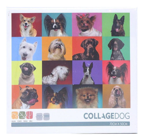 Faydi Rompecabezas Puzzle X 1000pzs Collage Dog Fd1000269 (28) 0