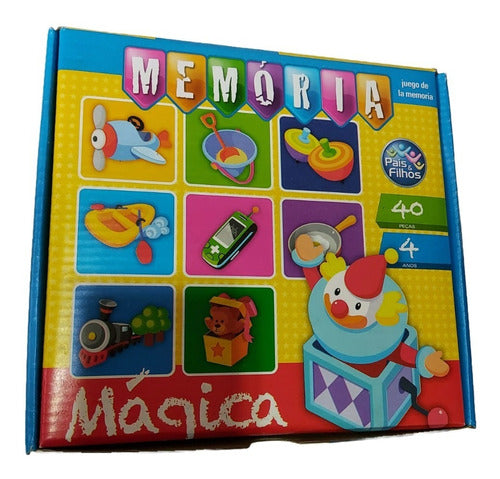 Jogo Antigo Memória Mágica Brinquedos Pais & Filhos Completo 4