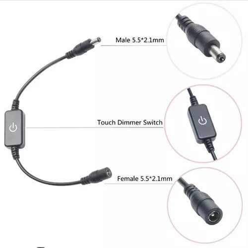 GRUPO SAYDE Touch Dimmer On/Off Switch for LED Strips 5-24V 1