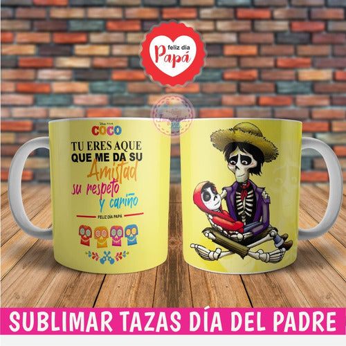 Imprimi Kits Plantillas Tazas Día Del Padre Series Diseños Sublimar #2 5