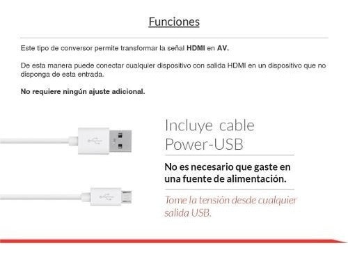 Genérica Conversor Hdmi A Vídeo Y Audio St, Pal-b / Ntsc Muy Útil! Cv 5