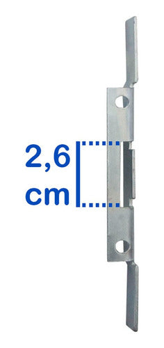 Longvie Modern Fixed Hinge Support Pair 4