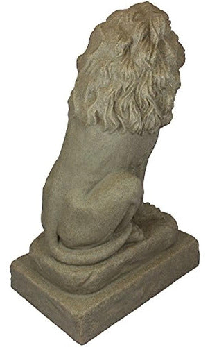 Emsco Group Guardian Lion Statue - Natural Sandstone Appearance 2