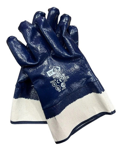 Duty Blue Nitrile Glove with Elastic Cuff 0