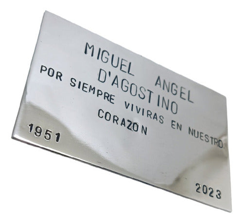 Joyería Artesanal Millacura Cemetery Plate 0